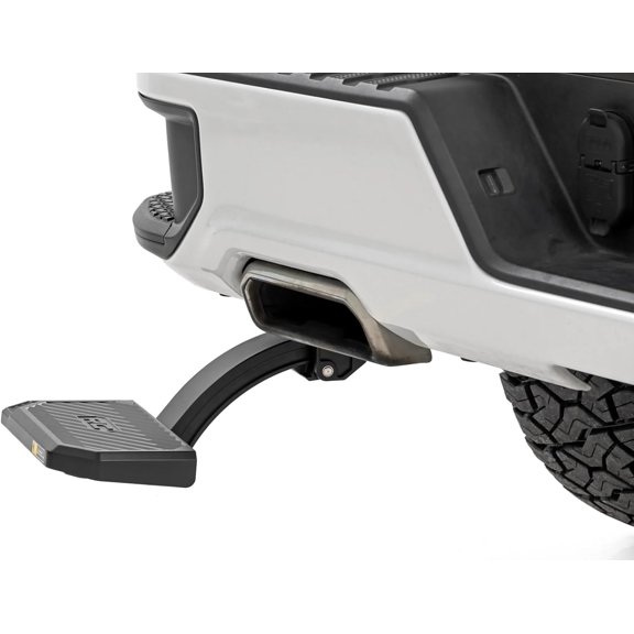 Retractable Bed Step for Chevy Silverado & GMC Sierra 1500 (2019-2026) - Manual Pull Tailgate Step, Non-Slip Truck Step
