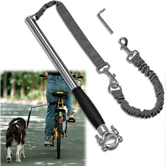 Retractable Bicycle Dog Leash, Hands-free Bicycle Leash For Pet Dogs