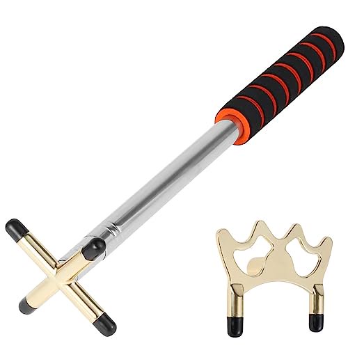 Retractable Billiard Bridge Stick Pool Table Billiards Cue Bridge Stick with Replaceable Bridge Head,12.8-60" Expandable Pool Stick Billiards Pool Cue Accessory for Pool Table