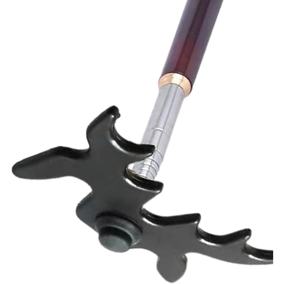 Retractable Billiards Cue Bridge with Head - Adjustable Pool Table Accessory for Home and Party Use
