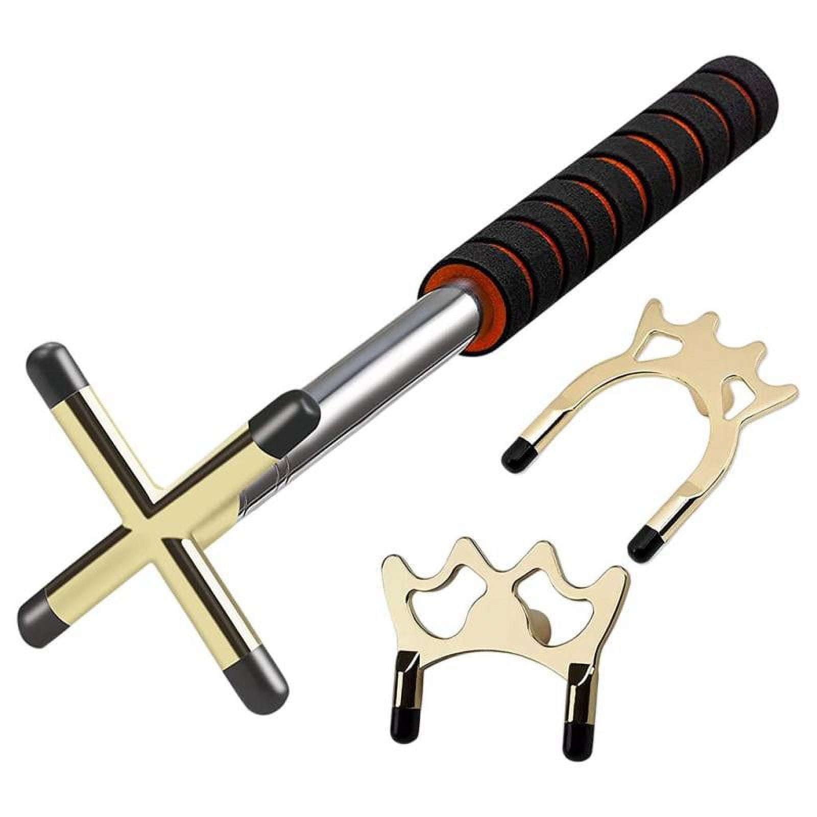 Retractable Billiards Pool Cue Bridge Stick with Removable Brass Bridge