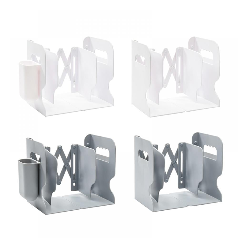 Retractable Bookends For Shelves Book Support Stand Adjustable