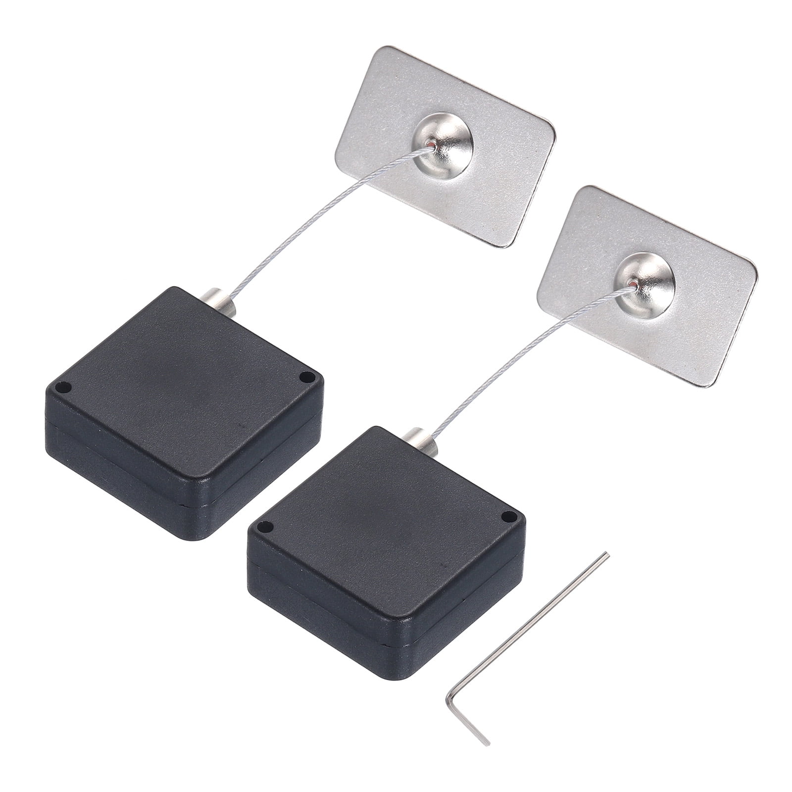 Retractable Cable Lock with Double-Sided Adhesive Remote Lock ...