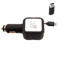 thumbnail image 1 of Retractable Car Charger for Samsung Galaxy Note 10/Plus - 4.8Amp 2-Port USB USB-C Adapter DC Socket Power Adapter Plug-in for Galaxy Note 10/Plus, 1 of 6