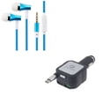 thumbnail image 1 of Retractable Car Charger w Hi-Fi Sound Wired Earphones M7P for Microsoft Surface Go (10"), Lumia 950 - Motorola One, Moto Z4 Z2 Play X4 G7 Power Play G6 - Nokia 7.1, 8, 3.1 Plus - OnePlus 5T, 6, 1 of 11