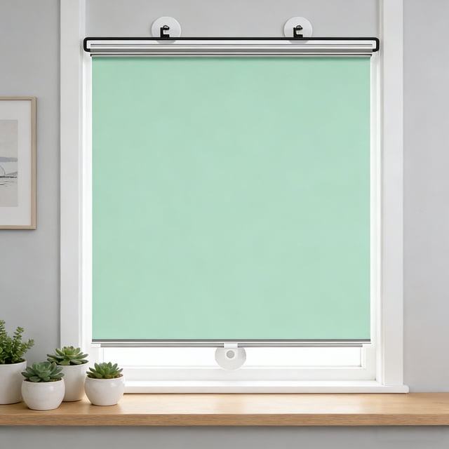 Retractable Car Home Sun Shade, Summer Heat Blocking Retractable Roller Sun Shade, UV Protection Window Cover, Portable Gadget for Car Home Kitchen and Office