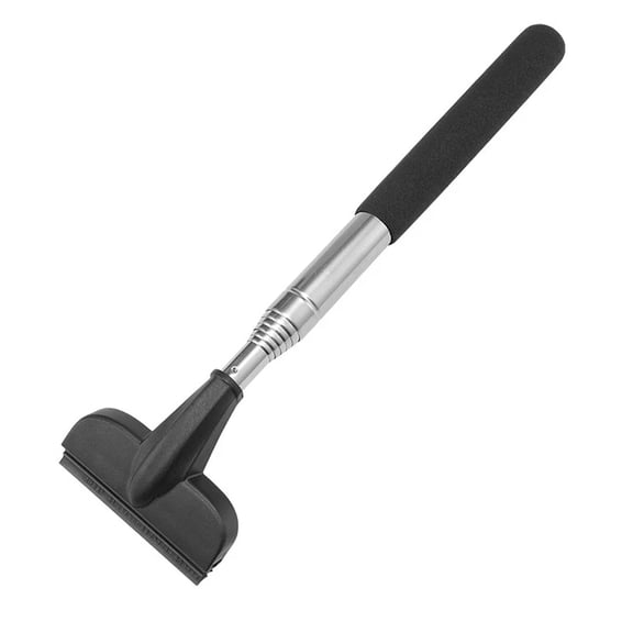 Retractable Car Rearview Mirror Wiper, Auto Mirror Squeegee Cleaning Tool with Retractable 98cm Handle, Portable Rain Water Remover for Side Mirrors(Black)