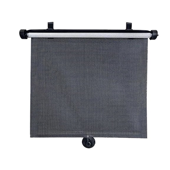 Retractable Car Side Window Sun Shade, Roller Automotive Sunshade with Suction Cups for Heat Insulation, PVC Universal Fit Privacy Curtain, 60 Shading Protector