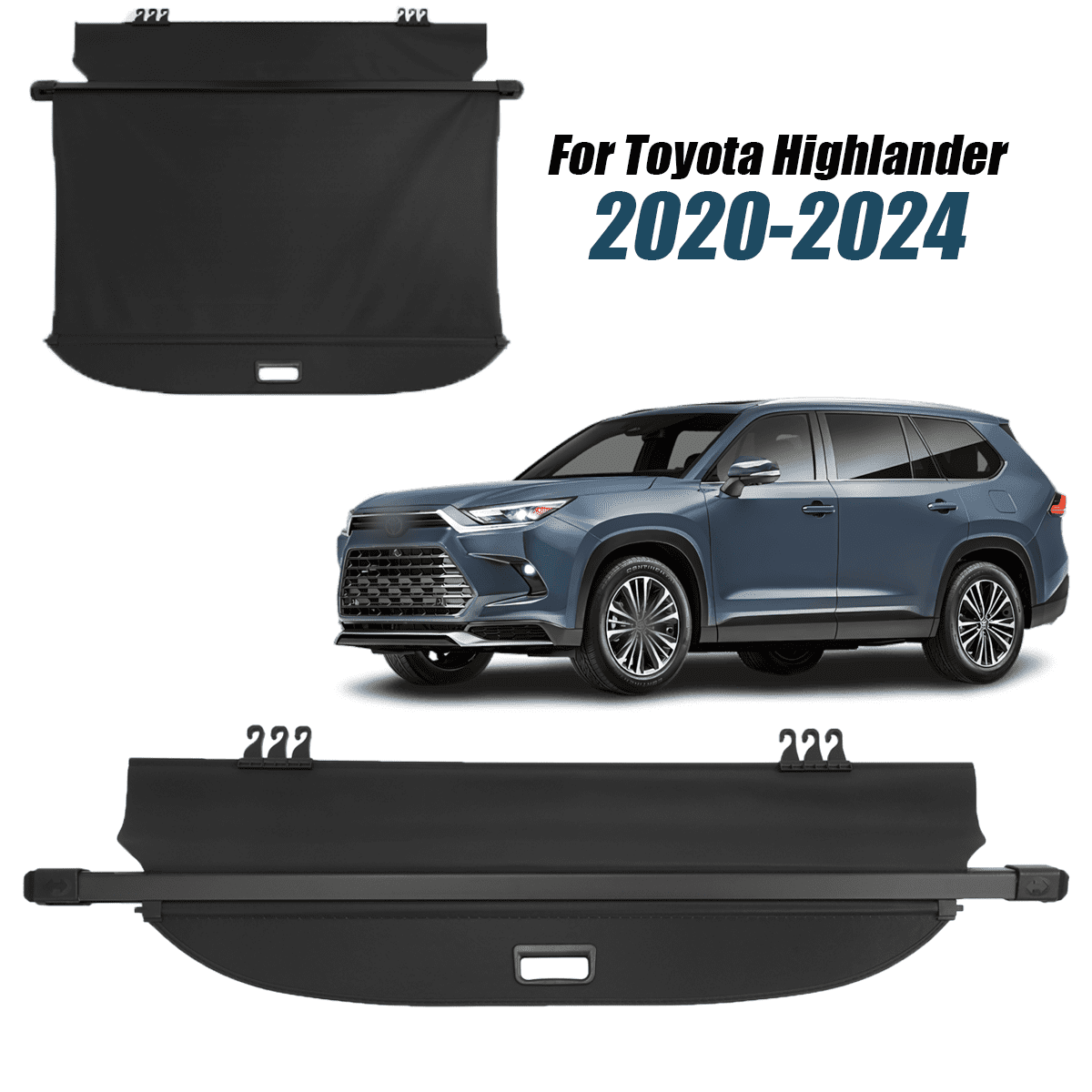 Retractable Cargo Trunk Tonneau Cover Fits For 2010-2020 Toyota 4Runner 4.0L eBa