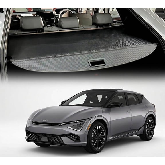 Retractable Cargo Cover for Kia EV6 2022-2026 Trunk Cover Retractable Trunk Shielding Shade Cargo Luggage