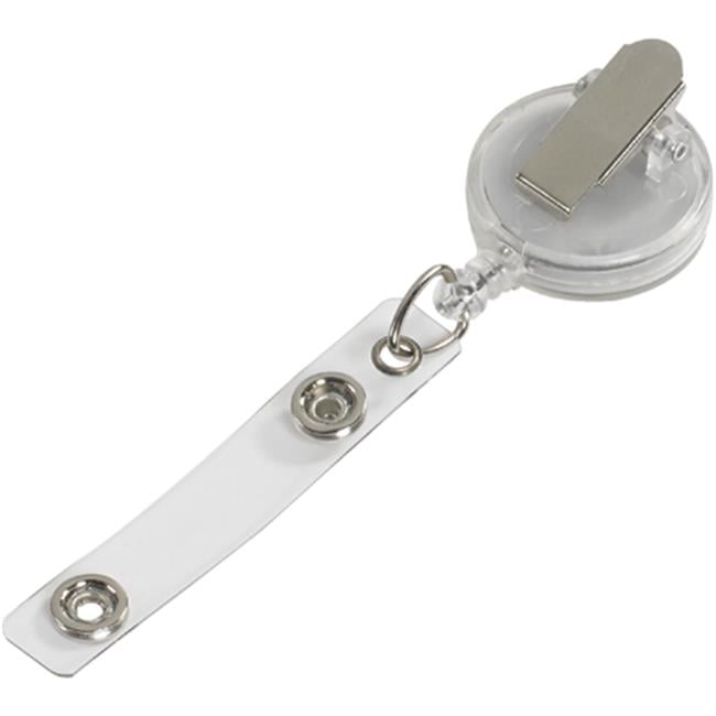 Retractable Clear Lanyard - Pack of 12