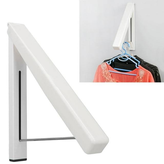 Retractable Clothes Rack, Wall Mounted Laundry Drying Racks, Foldable