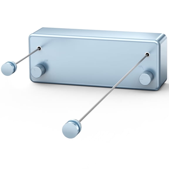 Retractable Clothesline 304 Stainless Steel 165in Long 55lb Load Heavy Duty Wall Mount for Indoor Outdoor Use