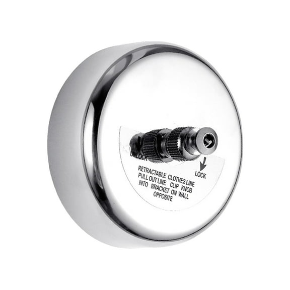 Retractable Clothesline No Drill Installation, Indoor Outdoor Telescopic Stainless Wire Laundry Drying Line, Portable Nylon Clothes Line for Small Spaces, 1* Stainless Steel Clothes Drying Tool