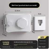 Retractable Clothesline Indoor, Non-Sagging Outdoor Clothes Line Retracting, 16.7 Ft Heavy Duty Clothes Drying Laundry Line, Wall Mounted Stainless Steel Clothesline for Balconies,Bathroom