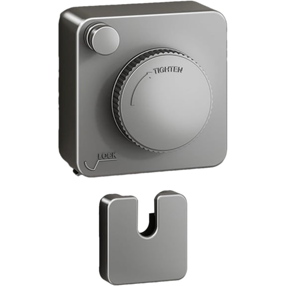 Retractable Clothesline Indoor & Outdoor - Anti-Sag Stainless Steel Wire with 12 Clips, Wall Mounted Laundry Drying Line(1set - L)