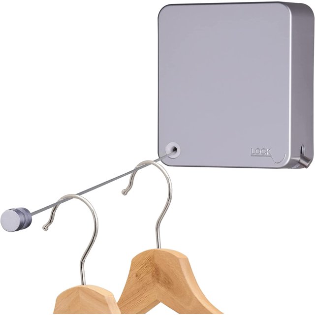Retractable Clothesline Indoor Outdoor. Clothes Line Retracting Indoor
