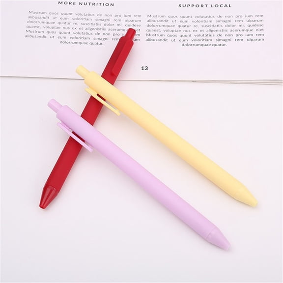 Retractable Comfortable Writing Pens, Oimcto Ballpoint Pens, Cute Medium Point 1.0 mm for Teacher, Student, Bridal Shower, Smooth Writing, Lightweight, 5mL Ink, Great Gift Set, Nude