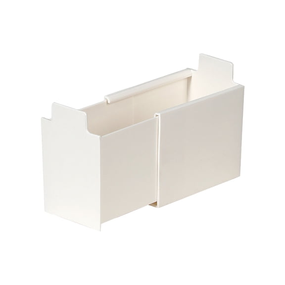 Retractable Compartment Storage Box, Adjustable Partition Tableware Organizer for Kitchen Drawers Office Desk Stationery, Plastic 4.1x3.9x3.9in