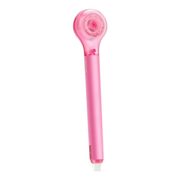 Retractable Correction Tape Cute Mini Revision Tape with Replaceable Core for Office and Daily Use ( Pink )
