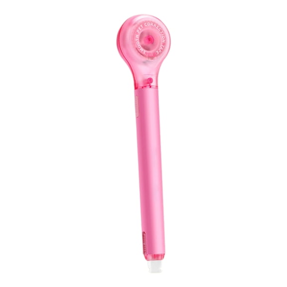 Retractable Correction Tape Pen - White, Mini Revision Tape with Replaceable Core, PET Transparent Tape for Slick, Accurate Fixes, Compact & Portable for On-the-Go Use
