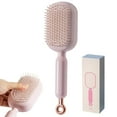 thumbnail image 1 of Retractable Cushion Massage Comb, Anti Static Self Cleaning Hair Brush for Women Men All Types, Pull Ring Air Cushion Massage Retractable Hair Brush for Detangling Thick Curly Hair, 1 of 8