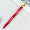 thumbnail image 1 of Retractable Diamond Pen with Big Bling, Metal Ballpoint Pens with Diamond on Top, Gem Pens with Black Ink,Red, 1 of 9
