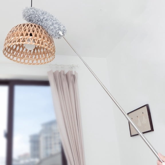 Retractable Dirt Cleaner,Microfiber Hand Duster, Retractable Dirt Brush Cleaner Long Feather Duster for Cleaning Ceiling Fan,Furniture,Blinds,Wall Save 50% off