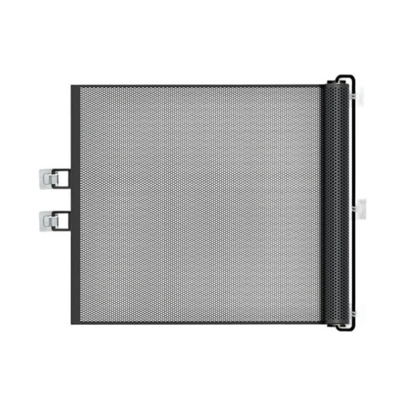 Retractable Dog Barrier Gate Flexible Width 110cm Childproof Stair Gate For Narrow Spaces Home Doorways