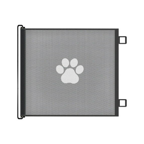 Retractable Dog Barrier Gate Flexible Width 110cm Childproof Stair Gate For Narrow Spaces Home Doorways
