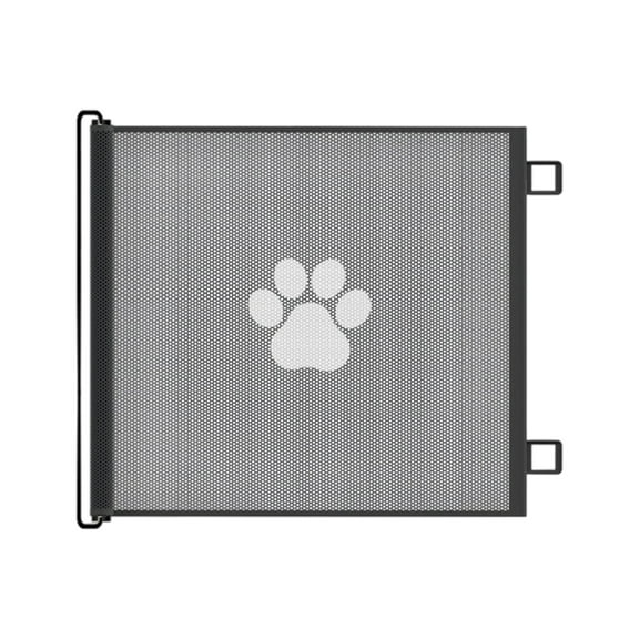 Retractable Dog Gate For Small Pet Stair Barrier Flexible Indoor Outdoor Use Fit Narrow Space Childproofing Hallways