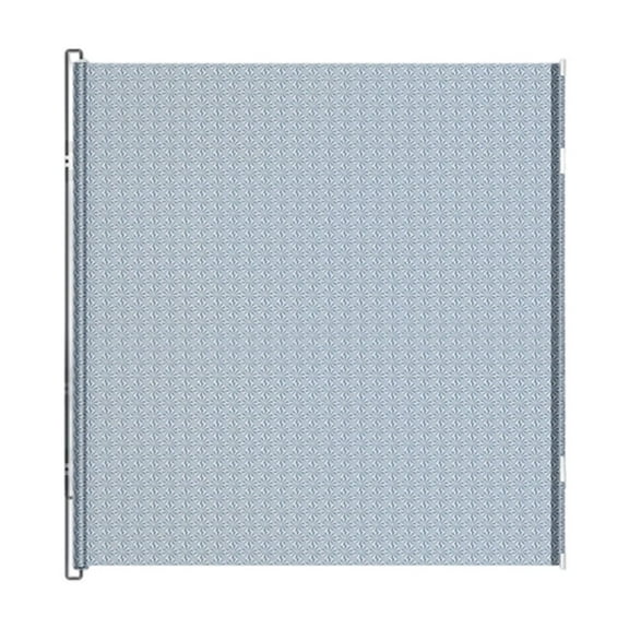 Retractable Dog Gate No Drilling Screen Dog Gate for House Doorways Stairs Safety for Pets Easy Install Indoor Outdoor (19.69 X 49.21 In)