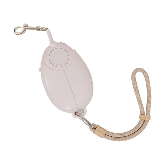 Retractable Dog Leash - 10.5cm Compact Design, 3M Strong Nylon Tape, One-Button Lock, for Small to Medium Dogs (Beige)