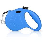 Retractable Dog Leash, 16ft Dog Walking Leash for Small Dogs up to 77lbs, Non-Slip Handle - Blue