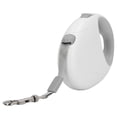 thumbnail image 1 of Retractable Dog Leash Automatic Traction Leash with Soft Ergonomic Handle, Telescopic Pet Lead for Small & Medium Dogs (White, 13 inches / 33 cm), 1 of 4