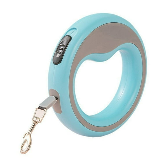 Retractable Dog Leash Heavy Duty Automatic Locking Mechanism Adjustable Length Durable ABS Leather Pet Walking for Outdoor Training