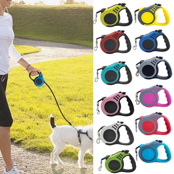 Retractable Dog Leash Pet Leash-3M Retractable Dog Leash Pet Leash Automatic Retractable Dog Training Leash