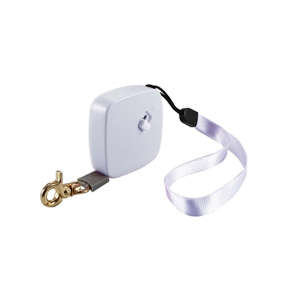 Retractable Dog Leash for Small Dogs and Cats, Anti-Pull Strong Nylon Tape with Hands-Free Wrist Strap, Mini Portable Walking Leash with One-Hand Brake for Safe Control
