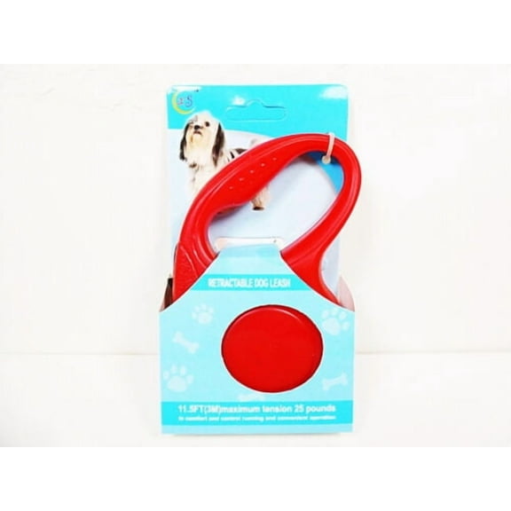 Retractable Dog Leash Small Dogs Puppy Pet Cat Leashes 15lbs Red