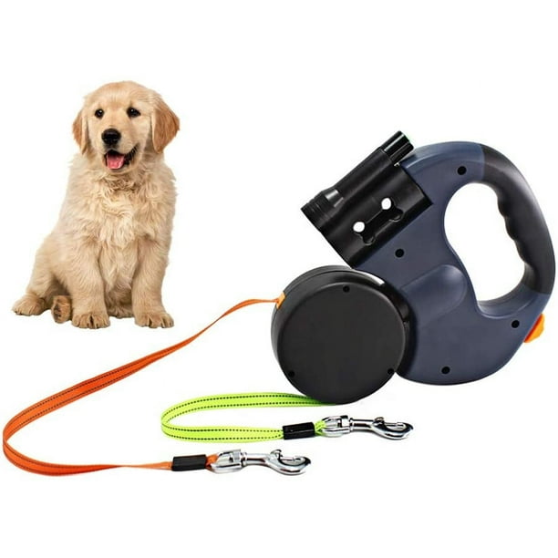 Retractable Double Dog Leash 3m Double Dog Leash for Two Dogs Flexible Double Dog Leash with Non Slip Handle for Small and Medium Dogs Walmart Business Supplies