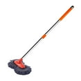 thumbnail image 1 of Retractable Double Head Car Wash Brush with 360° Rotating Head - Long Handle Scratch-Free Cleaning Kit with Chenille Microfiber Mop Heads, Safe for Paint & Windows, 1 of 8