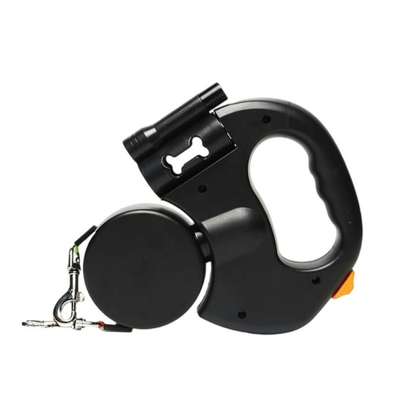 Retractable Double Leash for Two Dogs,Tangle-Free Dual Retractable Dog Leash, with 360° Swivelling Heavy Duty Strap with LED Light,for Small and Medium-Sized Pets