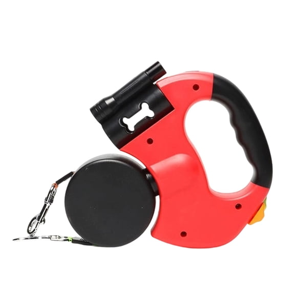 Retractable Double Leash for Two Dogs,double leash for two dogs,dual dog leash,pet leash retractable,with 360° Swivelling Heavy Duty Strap with LED Light,for Small and Medium-Sized Pets