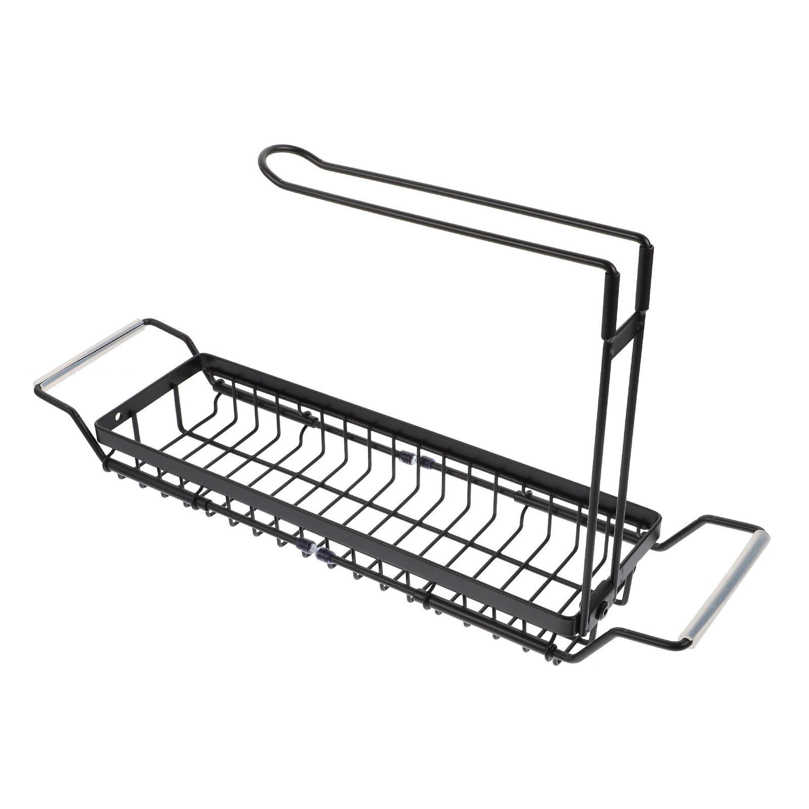 Retractable Drainer Basket Sink Holding Rack Coat Hanger Storage