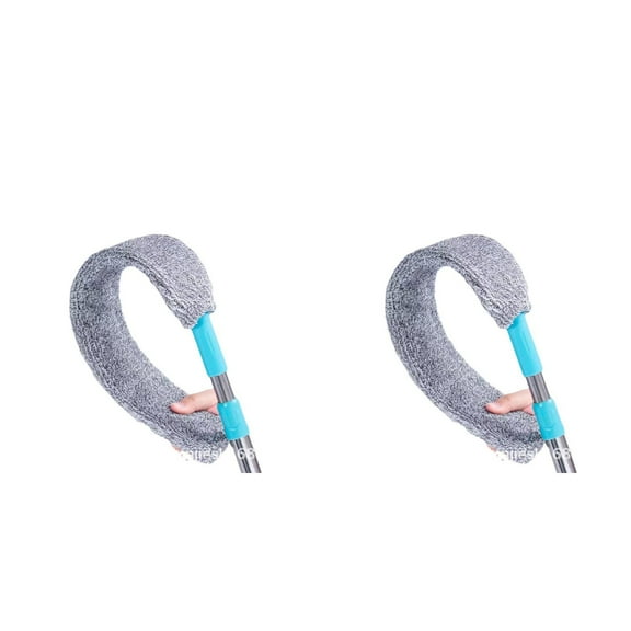 Retractable Dust Cleaner Under Appliance Microfiber Duster Dust Brush with Extension Pole (36 To 49 Inches) Cleaning Duster for Bed High Ceilings Furniture Bottom Household,Dust Cleaning Duster