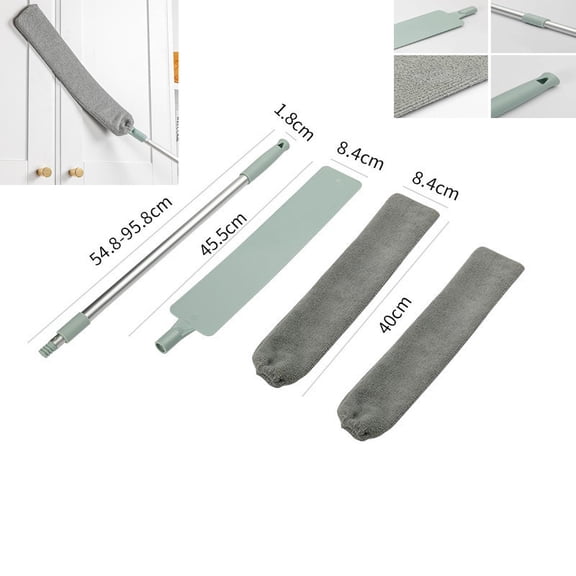 Retractable Dust Cleaner, Artifact,Extendable Duster Cleaning Tool for Hard-to-Reach Areas, Reusable Washable Dusting Wand for Home,Ceiling,Blinds,Furniture