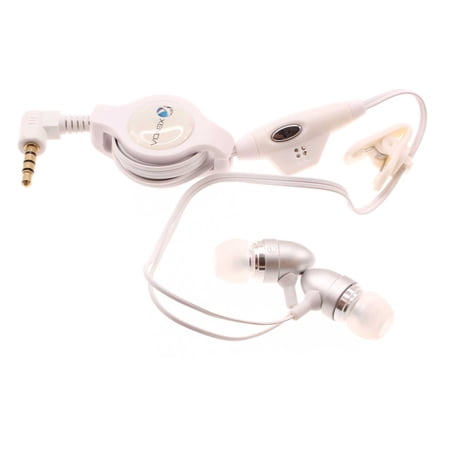 Retractable Earphones for Motorola Moto G Play (2023) Phone - Wired Headphones Handsfree Mic Headset 3.5mm Compatible With Moto G Play (2023)