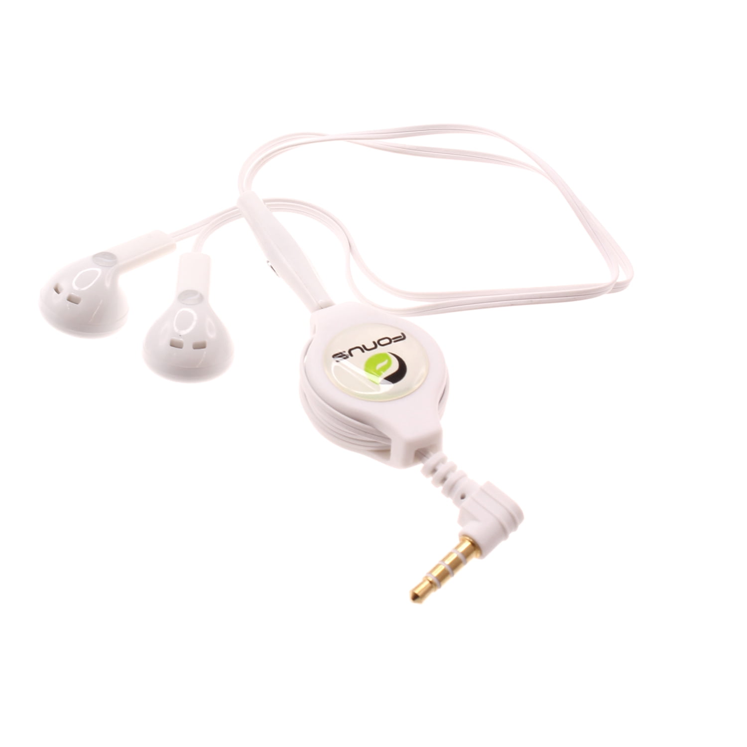 Retractable Earphones for Motorola Moto Tab G62/Tab G70 - Headphones Hands-free Headset Handsfree Earbuds Earpieces Microphone