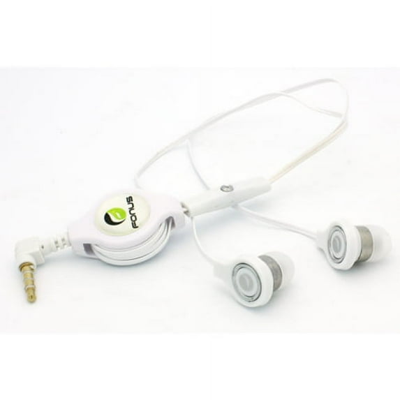 Retractable Earphones for TCL ION Z/X - Headphones Hands-free Headset Handsfree Earbuds Earpieces TCL ION Z/X