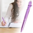 thumbnail image 1 of Retractable Erasable Gel Pens, 0.5Mm Fine Point Erasable Pen, Smooth Writing for Note Taking Marking Planner Crossword Puzzles, 3 Ml (Purple), 1 of 7